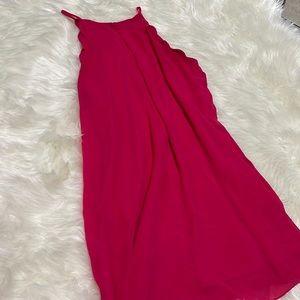 Hot pink dress
